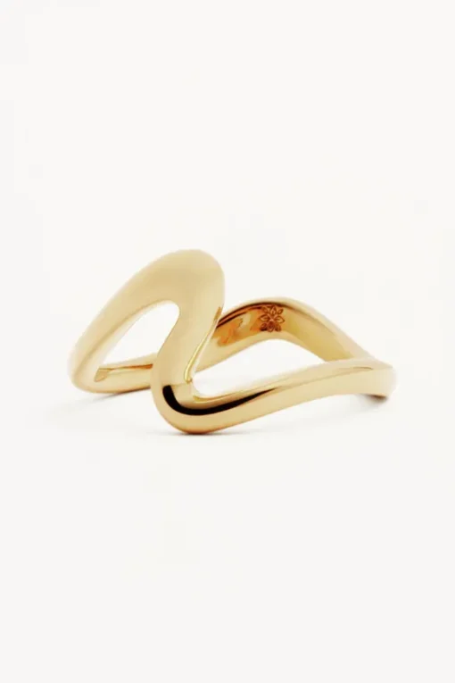 18k Gold Vermeil Gold Flow Of Life Ring
