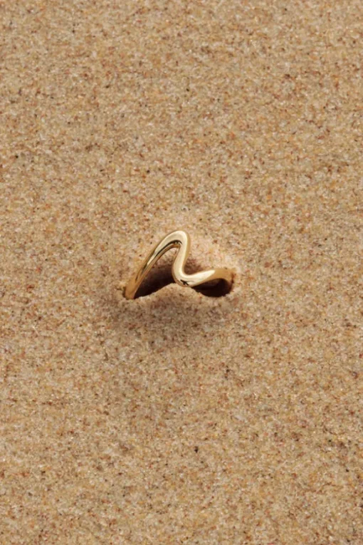 18k Gold Vermeil Gold Flow Of Life Ring