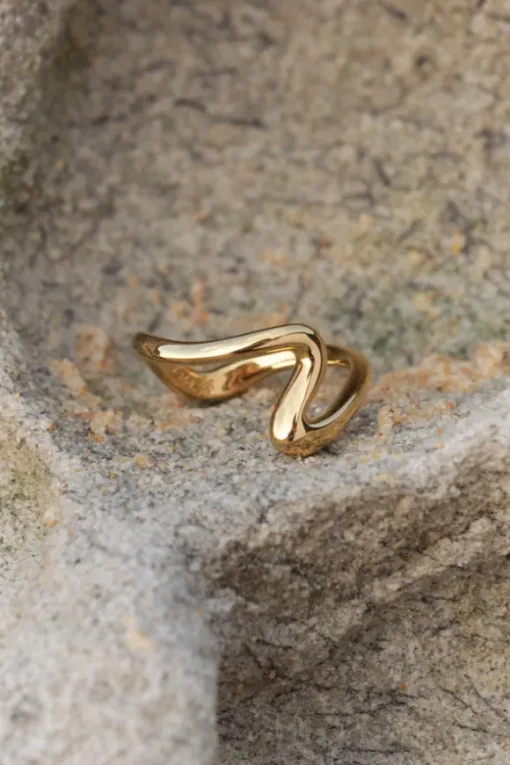 18k Gold Vermeil Gold Flow Of Life Ring