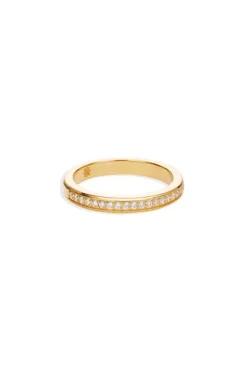 18k Gold Vermeil Gold With Love Ring