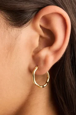 18k Gold Vermeil Lover Hoops