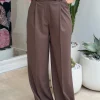 Kate Tailored Pant Cocoa