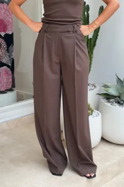 Kate Tailored Pant Cocoa