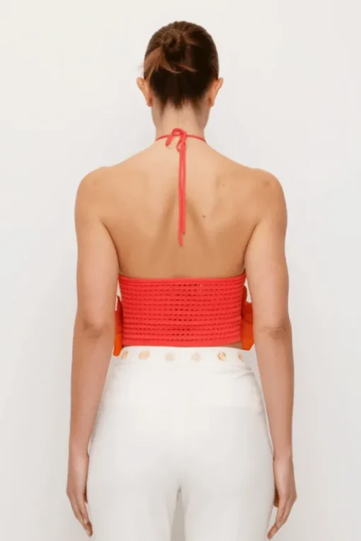 La Monada Knit Top Coral