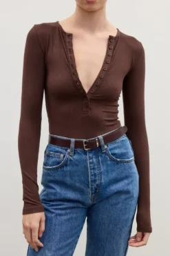 Lara Bodysuit Chocolate