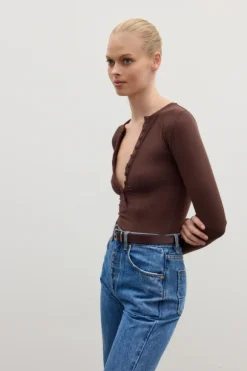 Lara Bodysuit Chocolate