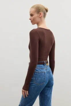 Lara Bodysuit Chocolate