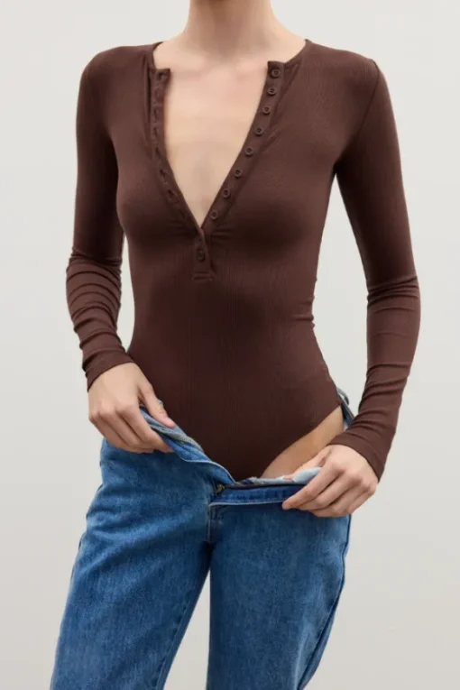 Lara Bodysuit Chocolate