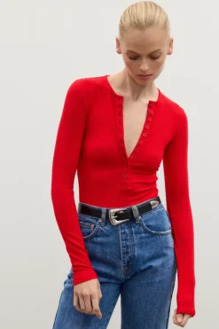 Lara Bodysuit Red