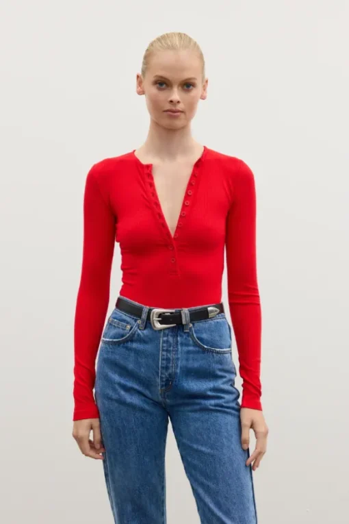 Lara Bodysuit Red
