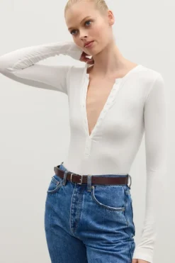 Lara Bodysuit White