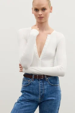 Lara Bodysuit White