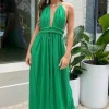 Lefkothea Dress Emerald