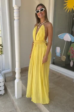 Lefkothea Dress Lemon