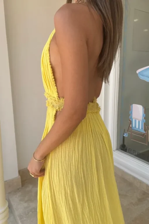 Lefkothea Dress Lemon
