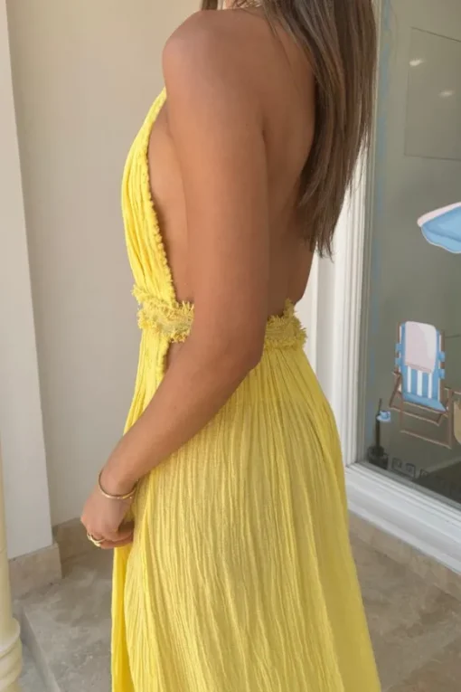 Lefkothea Dress Lemon