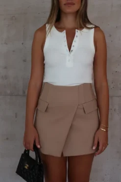 Lia Crew Tank White