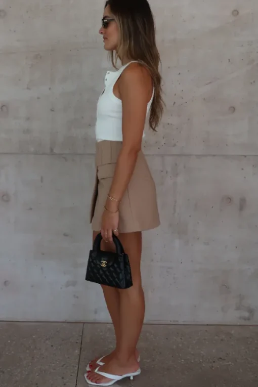 Lia Crew Tank White