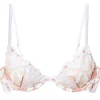 Lily Embroidery Plunge Demi Bra Ivory