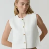 Linda Gilet White