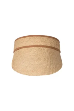 Linen Visor Natural/Cinnamon