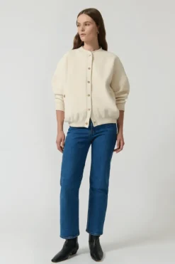Lucia Bomber Ivory