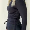 Lumi Cropped Top Black