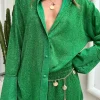Lumiere Shorts Emerald Green