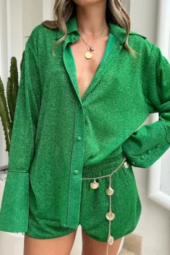Lumiere Shorts Emerald Green