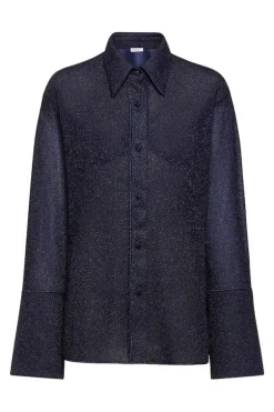 Lumiere Sleeves Shirt Night Blue
