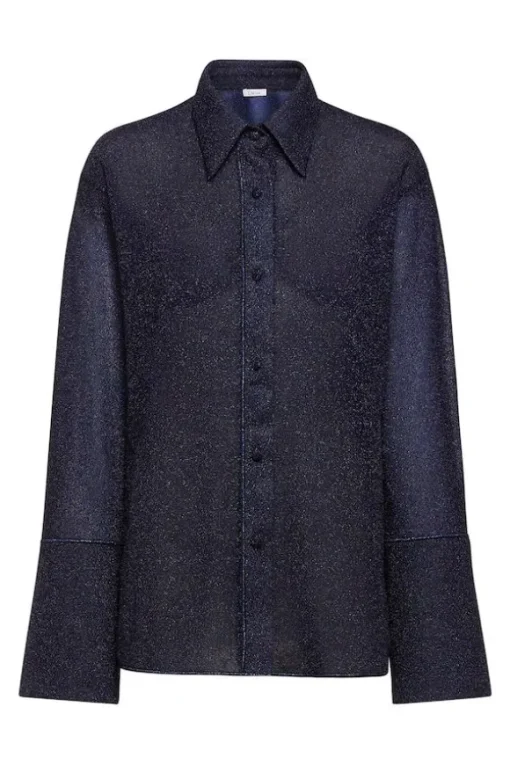 Lumiere Sleeves Shirt Night Blue