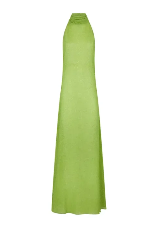 Lumiere Turtleneck Dress Lime