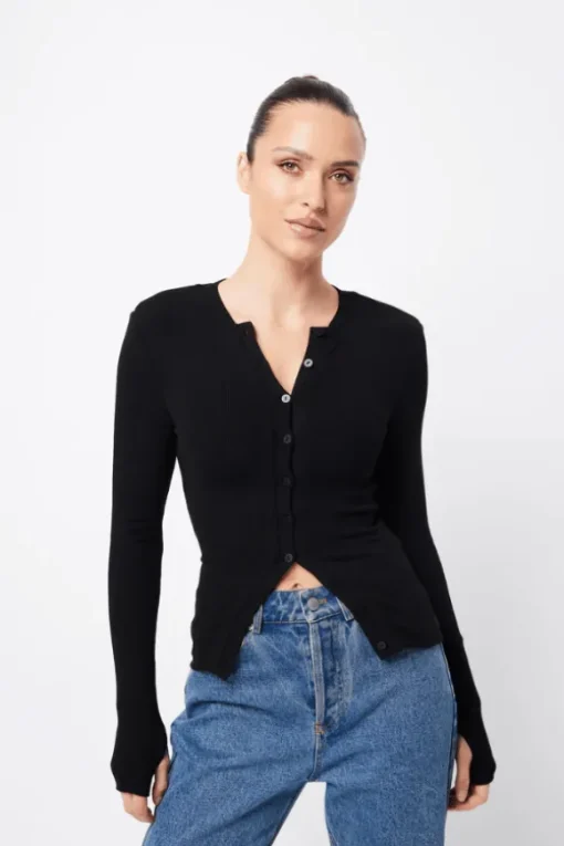 Lyon Cardigan Black