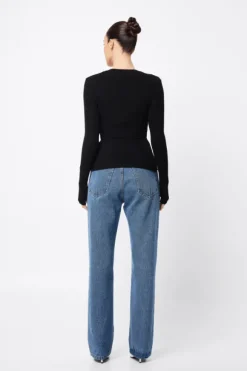 Lyon Cardigan Black