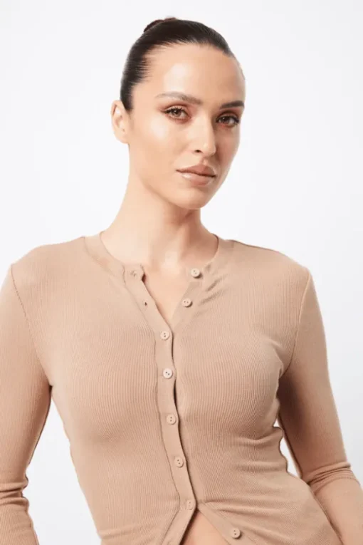 Lyon Cardigan Camel