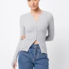 Lyon Cardigan Grey Marle