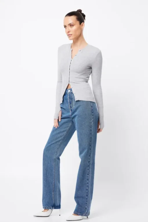 Lyon Cardigan Grey Marle