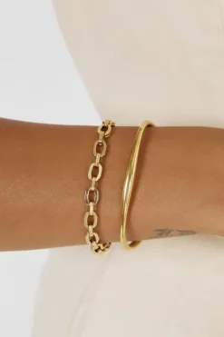 Madison Gold Cuff Bracelet