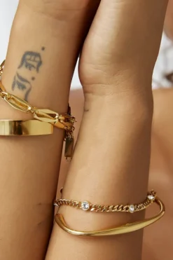 Madison Gold Cuff Bracelet