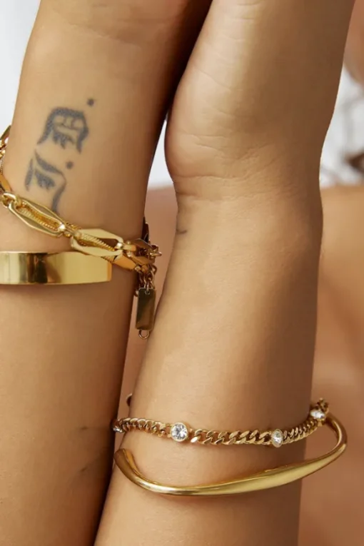 Madison Gold Cuff Bracelet