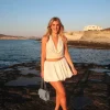 Maja Bubble Skirt White