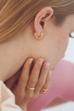 Margot Hoops Gold