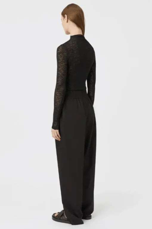 Matinee Long Sleeve Top Black