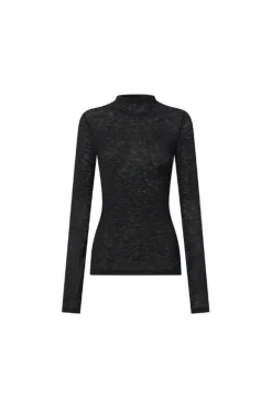 Matinee Long Sleeve Top Black
