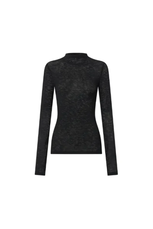 Matinee Long Sleeve Top Black