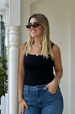 Mayfair Tank Black