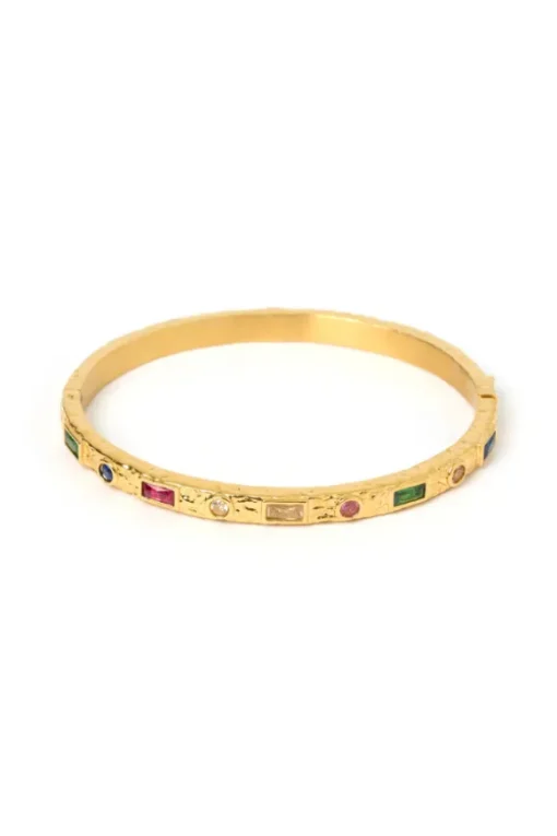 Melrose Gold Cuff Bracelet Multi