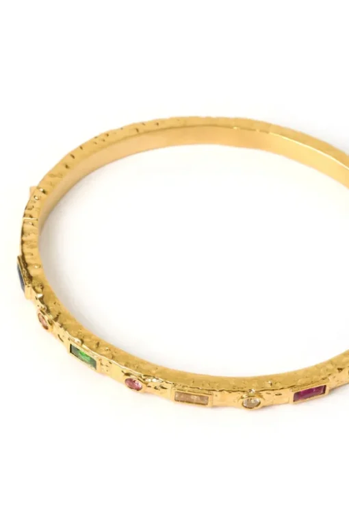 Melrose Gold Cuff Bracelet Multi