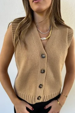 Mia Vest Caramel
