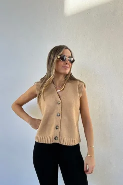 Mia Vest Caramel